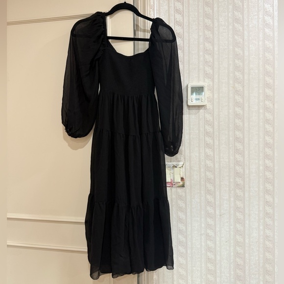 Aritzia Tuberose Longsleeve Dress Black - Picture 4 of 6